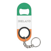 Irish Flag Ireland boczent Mini Flaschenöffner (Rückseite)