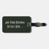 Irish Flag Ireland cd ln arc2 Gepäckanhänger (Rückseite horizontal)