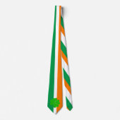 Irish Flag & Ireland Cloud travel, business /sport Krawatte (Vorderseite)