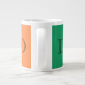 Irish Flag Ireland Jumbo-Tasse (Rückseite)