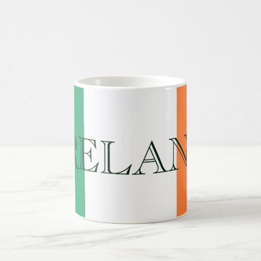 Irish Flag Ireland Kaffeetasse (Mittel)