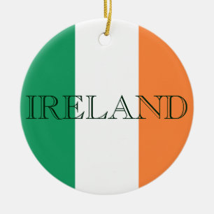 Irish Flag Ireland Keramik Ornament