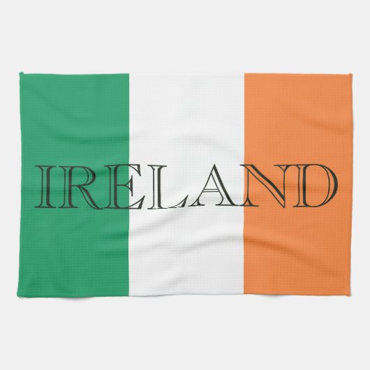 Irish Flag Ireland ktcent Geschirrtuch (Horizontal)