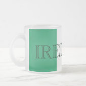 Irish Flag Ireland Mattglastasse (Links)