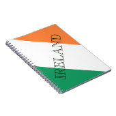 Irish Flag Ireland Notizblock (Rechte Seite)