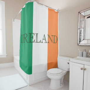 Irish Flag Ireland sccccc Duschvorhang