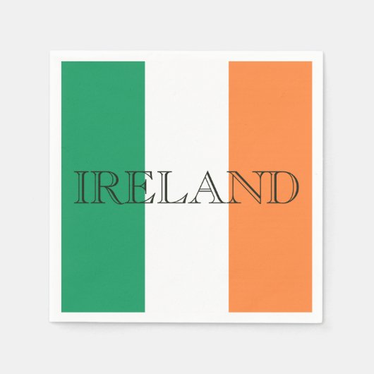 Irish Flag Ireland Serviette (Vorderseite)