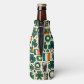Irish Flag Ireland St. Patricks Day Slainte Flaschenkühler (Flasche Rückseite)
