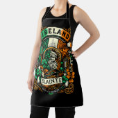 Irish Flag Ireland St. Patricks Day Slainte Schürze (InSitu)