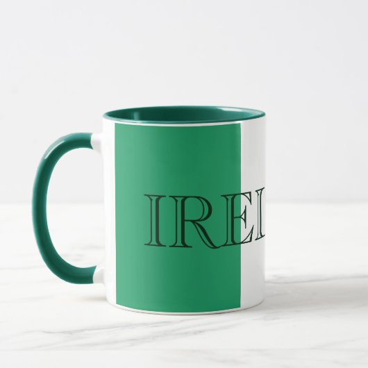 Irish Flag Ireland Tasse (Links)