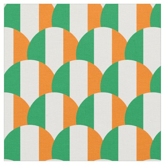 Irish Flag & Ireland Trendy Fabric /mode Stoff (Nahaufnahme)