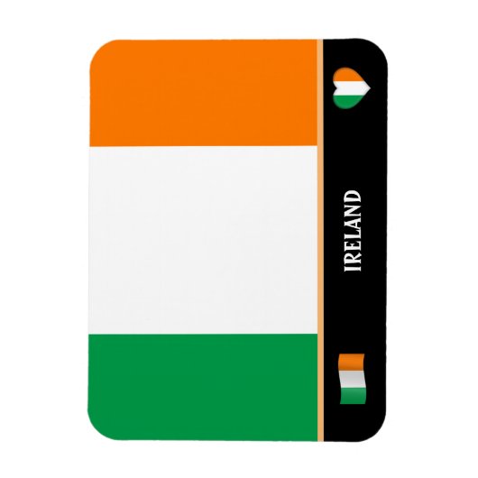 Irish Flag & Irish country travel / Irland Magnet (Vertikal)