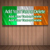 Irish Flag Irish Party Irish Birthday St Patrick's Banner