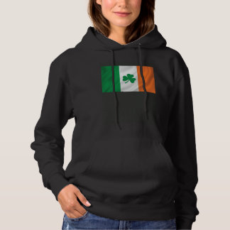 Irish Flag Irish Pride Shamrock Hoodie