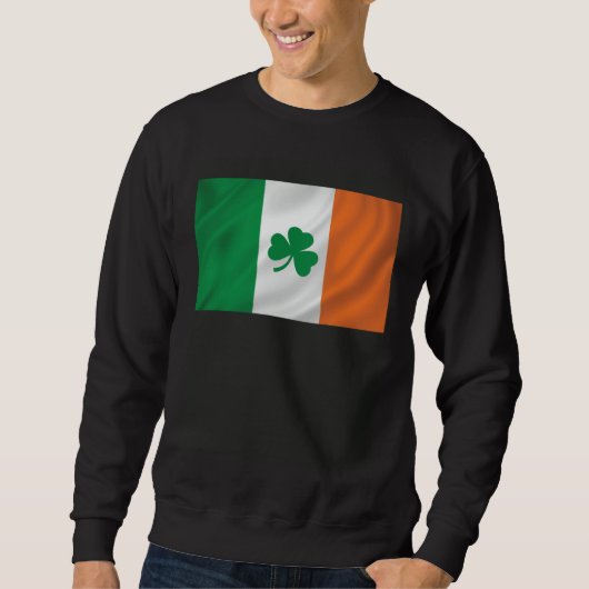 Irish Flag Irish Pride Shamrock Sweatshirt (Vorderseite)