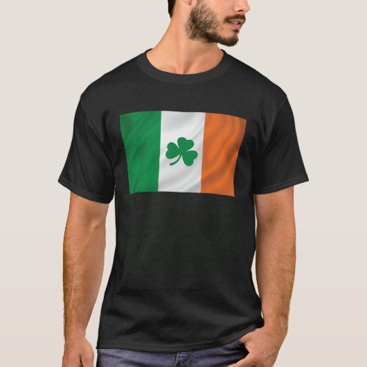 Irish Flag Irish Pride Shamrock T-Shirt (Vorderseite)