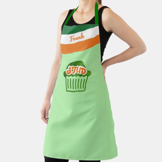 Irish Flag Irish theme Schürze, Funny Stud Muffin Schürze (InSitu)