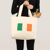Irish Flag jtcent Jumbo Stoffbeutel (Vorderseite (Produkt))