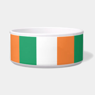 Irish Flag Keramik Pet Bowl (Hunde/Katzen) Napf