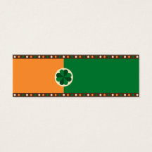 Irish Flag Kleeblatt am St. Patrick's Day