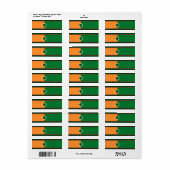 Irish Flag Kleeblatt am St. Patrick's Day (Vorne)