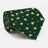 Irish Flag Kleeblatt Balloon St Patrick's Day Krawatte (Gerollt)