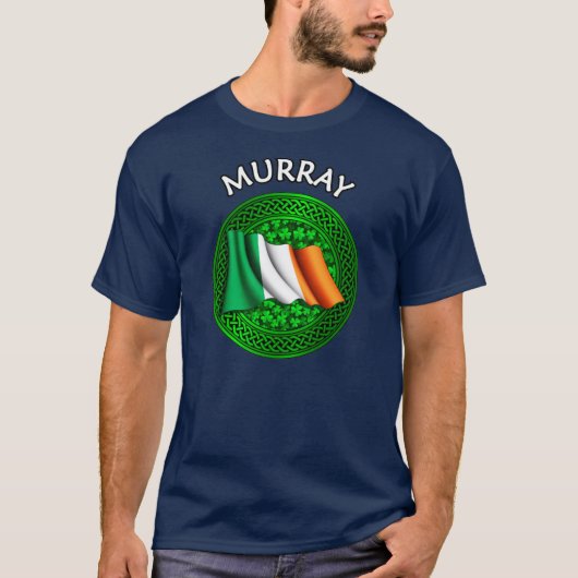 Irish Flag Kleeblatt Celtic Knot - Murray T-Shirt (Vorderseite)
