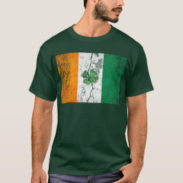 Irish Flag Kleeblatt (Distressed) T-Shirt