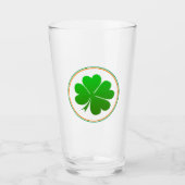 Irish Flag, Kleeblatt, Ireland Party, St Patrick Glas (Vorderseite)