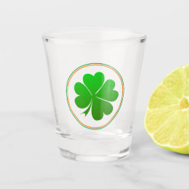 Irish Flag, Kleeblatt, Ireland Party, St Patrick Schnapsglas