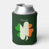 Irish Flag Kleeblatt Personalisiert Dosenkühler (Kanne Vorderseite)