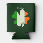 Irish Flag Kleeblatt Personalisiert Dosenkühler (Vorderseite)