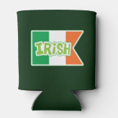 Irish Flag Kleeblatt Personalisiert Dosenkühler (Rückseite)