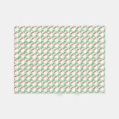 Irish Flag Kleeblatt St. Patrick's Day Clovers Fleecedecke (Vorderseite (Horizontal))