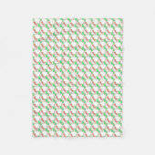 Irish Flag Kleeblatt St. Patrick's Day Clovers Fleecedecke (Vorderseite)