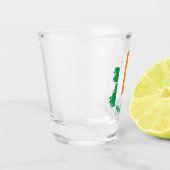 Irish Flag Map Schnapsglas (Links)