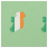 Irish Flag Map Stoff (Nahaufnahme)