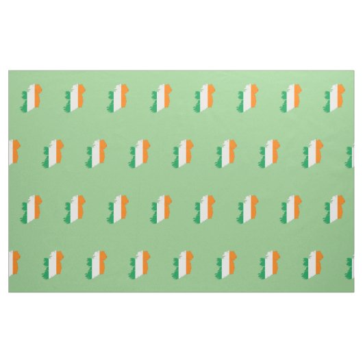 Irish Flag Map Stoff (Fat Quarter (45,7 x 55,9 cm))