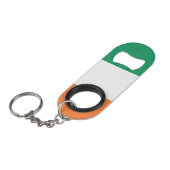Irish Flag Mini Flaschenöffner (Vorderseite Schrägansicht)