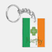 Irish Flag Murphy Key Ring Schlüsselanhänger (Vorderseite links)