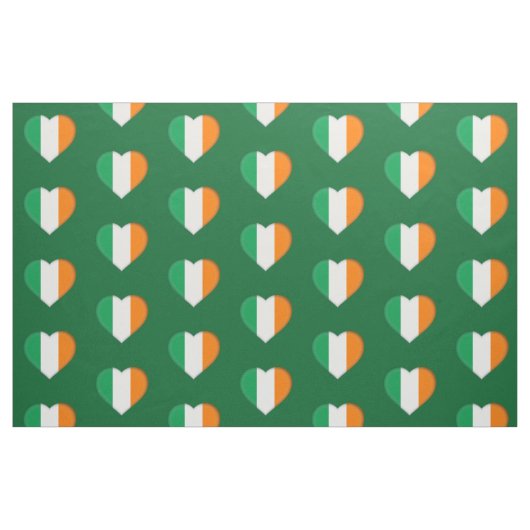 Irish Flag Niedlich Irish Hearts Pattern St Patric Stoff (Fat Quarter (45,7 x 55,9 cm))