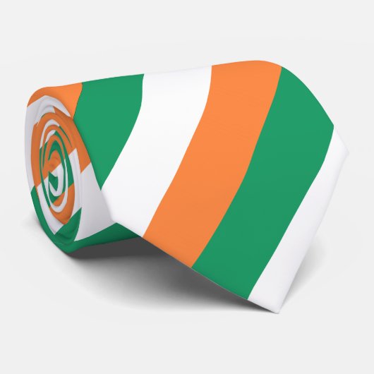 Irish Flag ntcn Krawatte (Gerollt)
