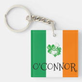 Irish Flag O,CONNOR Key Ring Schlüsselanhänger (Vorderseite)