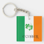 Irish Flag O,CONNOR Key Ring Schlüsselanhänger (Vorderseite)