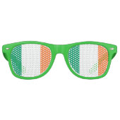 Irish Flag Party Shades Sonnenbrille (Vorderseite)