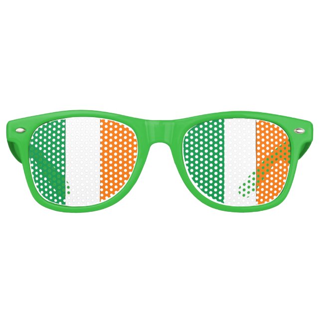 Irish Flag - Party Shades! Sonnenbrille (Vorderseite)