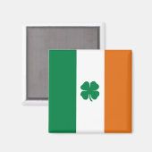 Irish Flag Patriotic Ireland Flag St Patrick's Day Magnet (Vorderseite/Rückseite)