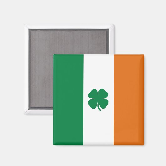 Irish Flag Patriotic Ireland Flag St Patrick's Day Magnet (Vorderseite/Rückseite)