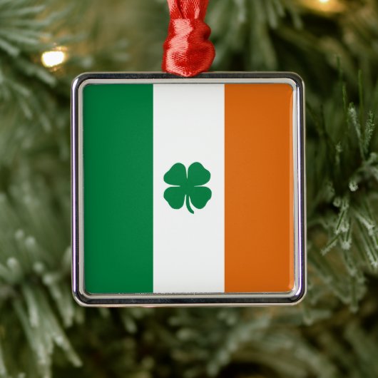 Irish Flag Patriotic Ireland Flag St Patrick's Day Ornament Aus Metall (Baum)