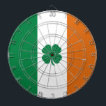 Irish Flag Patriotic Ireland Flag Vierblättriges K Dartscheibe<br><div class="desc">Irish Flag Patriotic Ireland Flag St Patrick's Day</div>